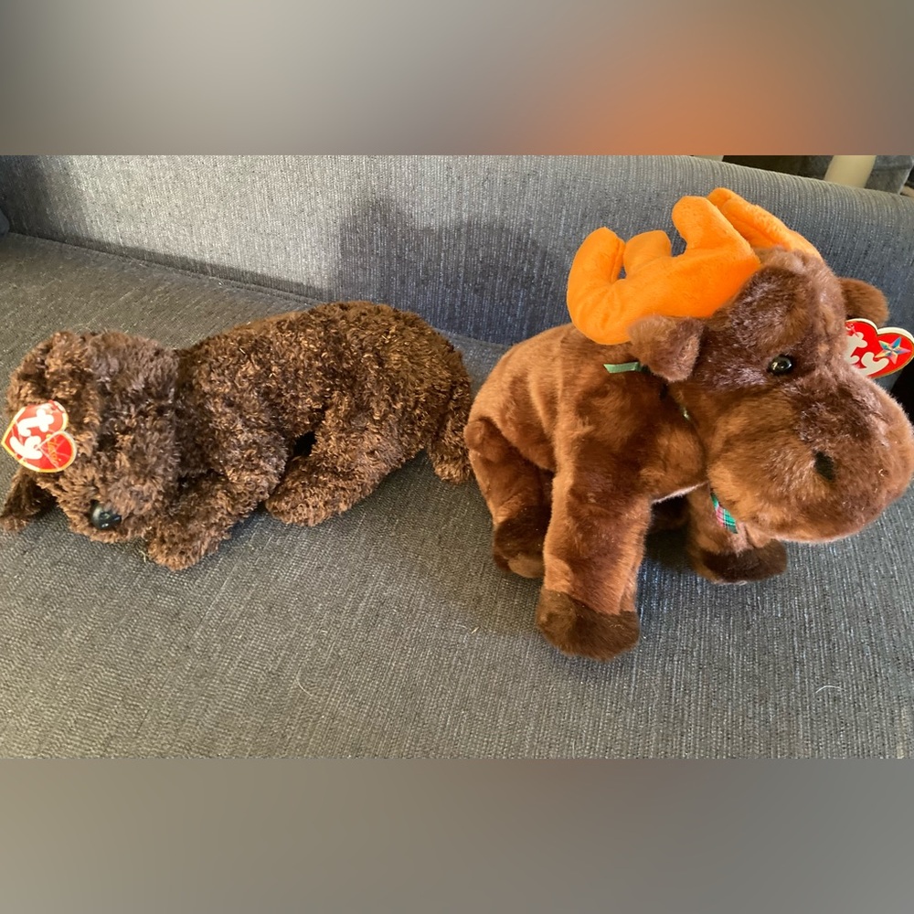 ♥️💙TY Plush Animal Set